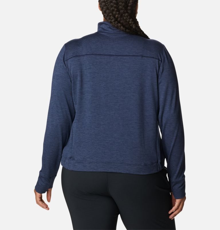 Women's Columbia Weekend Adventure Sweatshirts Navy | Plus Size CA-SL345